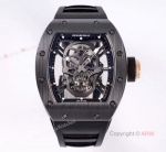 Best Replica All Black Richard Mille RM 052-01 Skull Watches With Black Ceramic Bezel